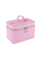 Ostrich Signature Vanity Case - Roseate