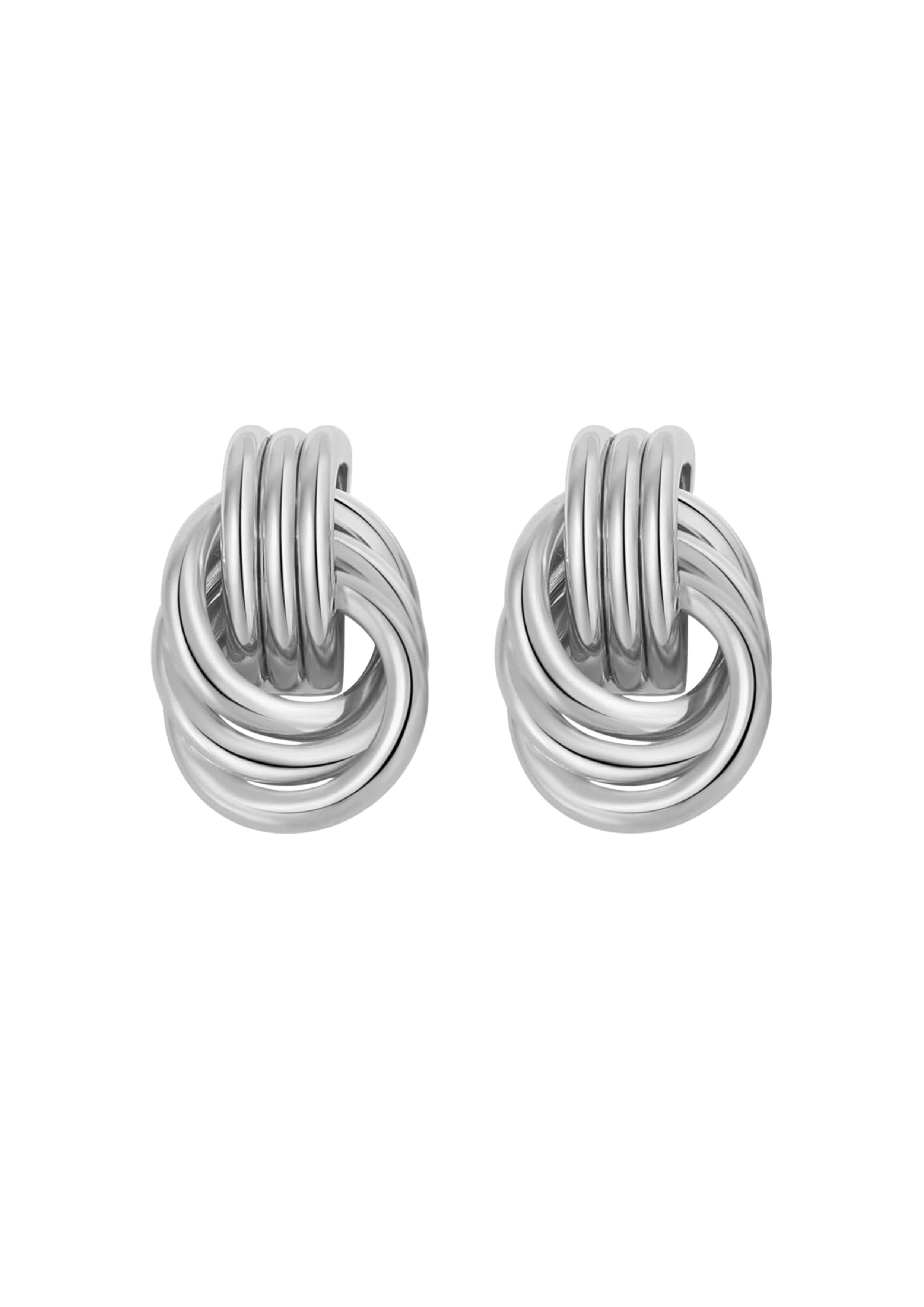 Knot Earring - Silver